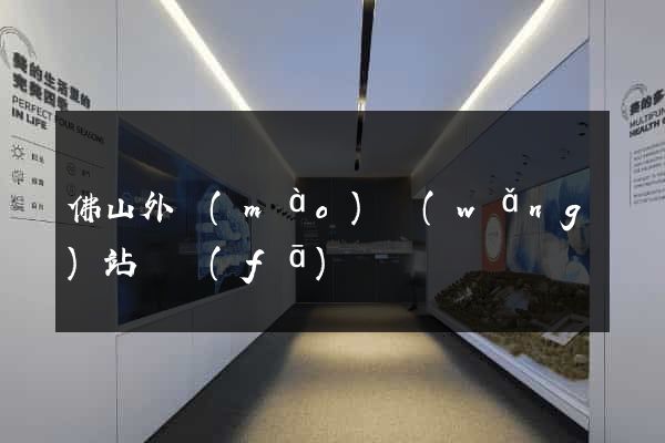 佛山外貿(mào)網(wǎng)站開發(fā)