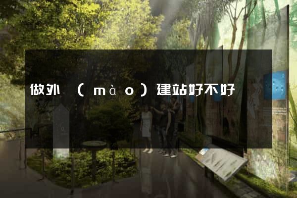 做外貿(mào)建站好不好