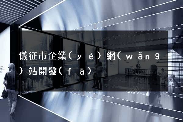 儀征市企業(yè)網(wǎng)站開發(fā)