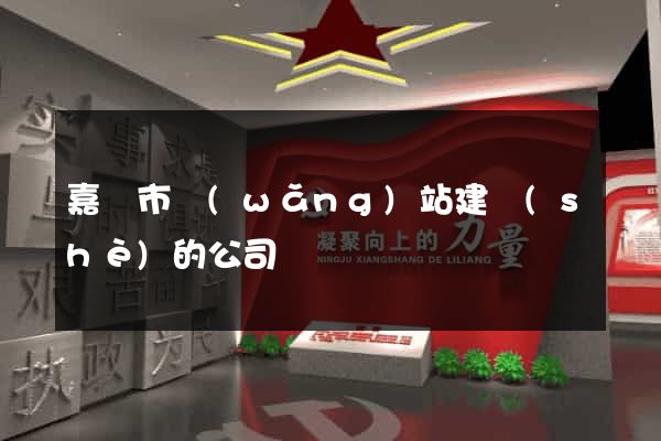 嘉興市網(wǎng)站建設(shè)的公司