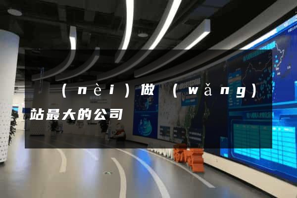 國內(nèi)做網(wǎng)站最大的公司