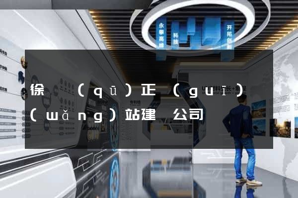 徐匯區(qū)正規(guī)網(wǎng)站建設公司