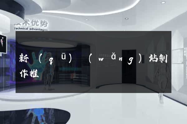 新區(qū)網(wǎng)站制作推廣