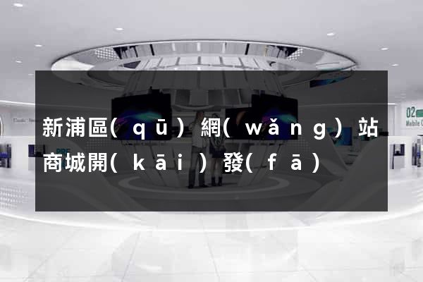 新浦區(qū)網(wǎng)站商城開(kāi)發(fā)