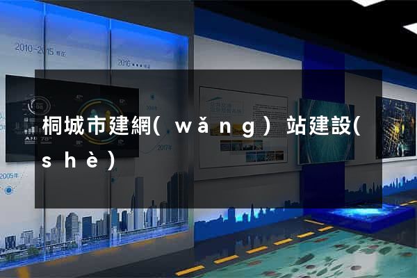 桐城市建網(wǎng)站建設(shè)