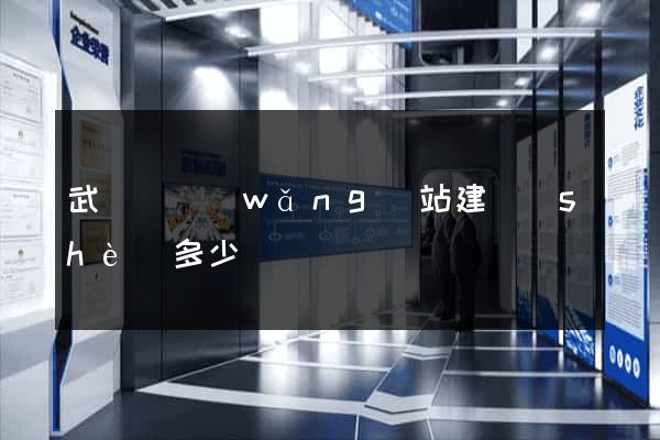 武義縣網(wǎng)站建設(shè)多少錢