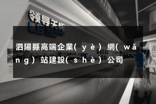 泗陽縣高端企業(yè)網(wǎng)站建設(shè)公司