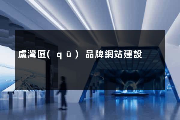 盧灣區(qū)品牌網站建設