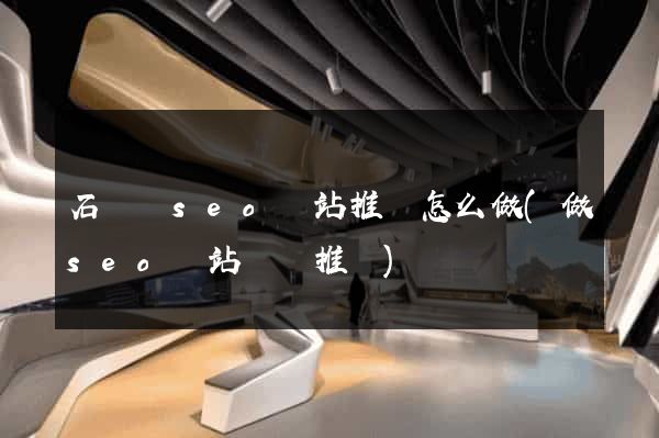 石臺縣seo網站推廣怎么做(做seo網站營銷推廣)