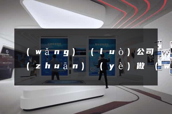 網(wǎng)絡(luò)公司專(zhuān)業(yè)做網(wǎng)站