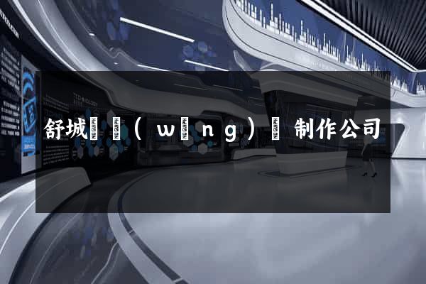 舒城縣網(wǎng)頁制作公司