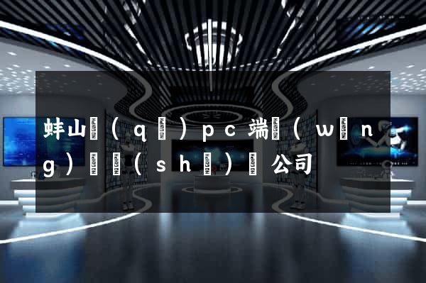 蚌山區(qū)pc端網(wǎng)頁設(shè)計公司