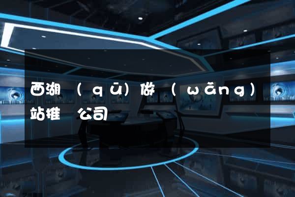 西湖區(qū)做網(wǎng)站推廣公司