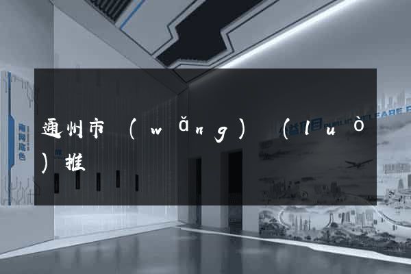 通州市網(wǎng)絡(luò)推廣