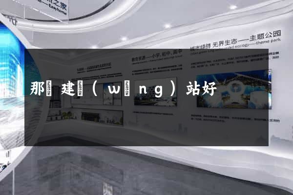 那個建網(wǎng)站好