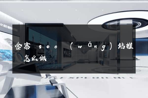 金寨縣seo網(wǎng)站推廣怎么做