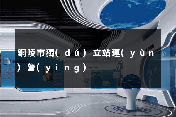 銅陵市獨(dú)立站運(yùn)營(yíng)