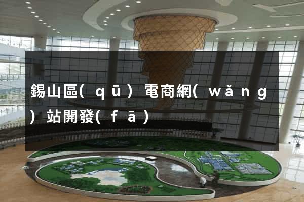 錫山區(qū)電商網(wǎng)站開發(fā)