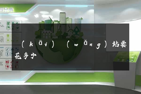 開(kāi)網(wǎng)站要花多少錢