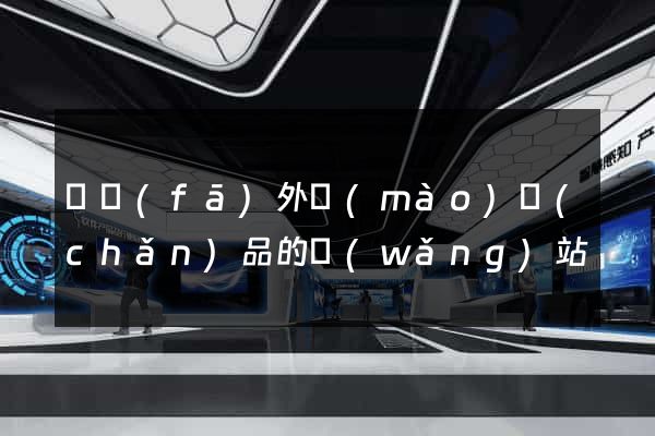 開發(fā)外貿(mào)產(chǎn)品的網(wǎng)站