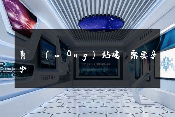 青島網(wǎng)站建設需要多少錢