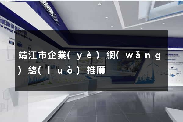 靖江市企業(yè)網(wǎng)絡(luò)推廣